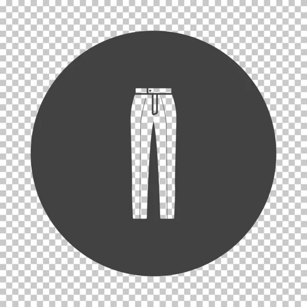 Pantalones Negocios Icono Resta Diseño Plantilla Rejilla Transparencia Ilustración Vectorial — Archivo Imágenes Vectoriales