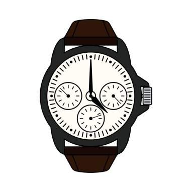 İş İzleme Simgesi. Renk Doldurma Tasarımı ile Düzenlenebilir Tasarım. Vektör İllüstrasyonu.