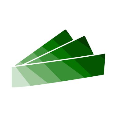 İş Mendili Simgesi. Düz Renkli Merdiven Tasarımı. Vektör İllüstrasyonu.