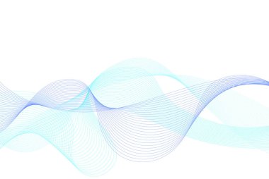 Su Satırları Metin Uzayı Tasarımı. Renkli Arkaplanı Olmayan Zarif Hoş Tasarım. Vektör İllüstrasyonu.