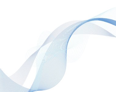 Su Satırları Metin Uzayı Tasarımı. Renkli Arkaplanı Olmayan Zarif Hoş Tasarım. Vektör İllüstrasyonu.