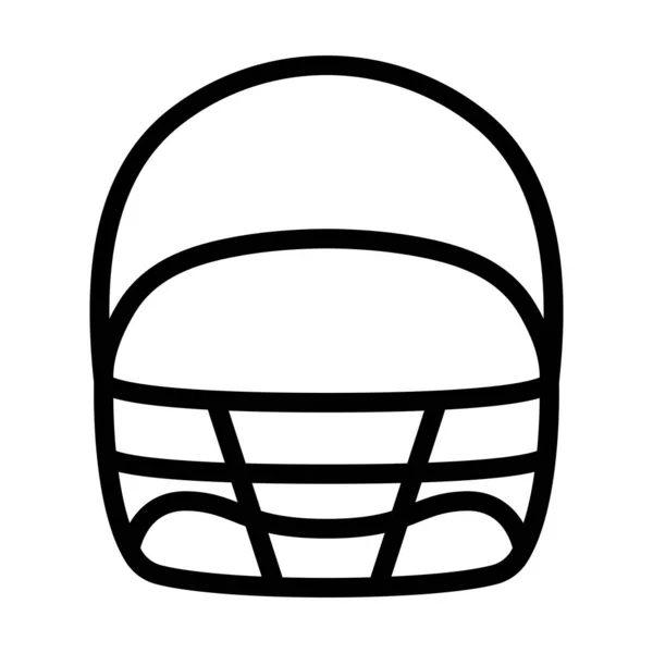 Американський Футбол Helmet Icon Розробка Дизайнерської Графіки Векторний Приклад — стоковий вектор