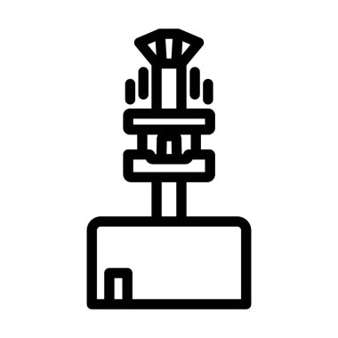 Serbest düşüş simgesi. Düzenlenebilir Cesur Tasarım. Vektör İllüstrasyonu.