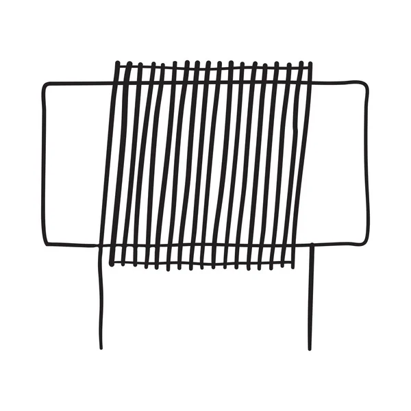 Ndüktör Bobin Simgesi Çizimi Tasarımı Vektör Llüstrasyonu — Stok Vektör