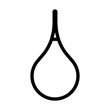 Enema Simgesi. Düzenlenebilir Cesur Tasarım. Vektör İllüstrasyonu.