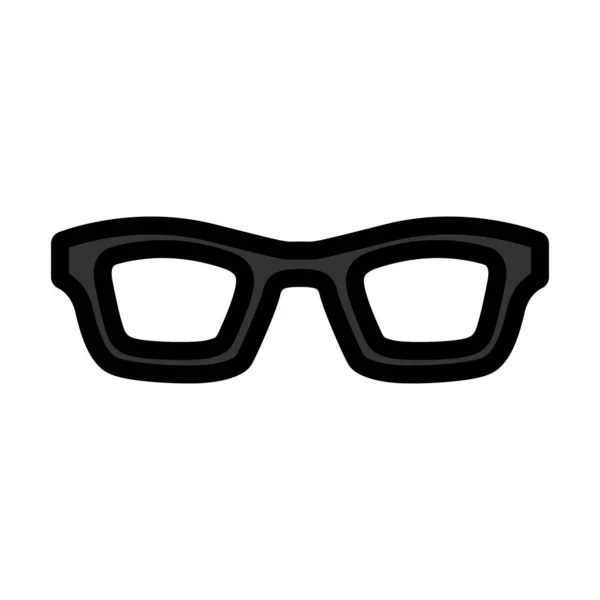 Icono Gafas Mujer Negocios Esquema Audaz Editable Con Diseño Relleno — Vector de stock