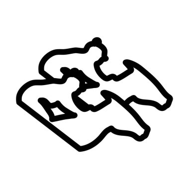 At Biniciliği Simgesi. Düzenlenebilir Cesur Tasarım. Vektör İllüstrasyonu.