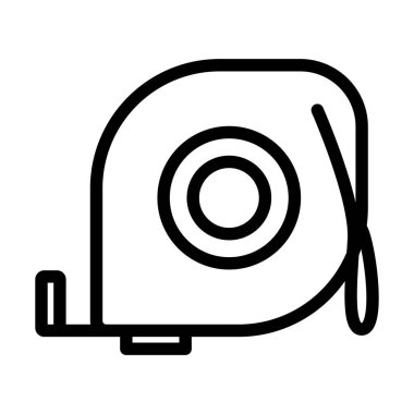 Sıkıştırma Ölçüm Simgesi. Düzenlenebilir Cesur Tasarım. Vektör İllüstrasyonu.