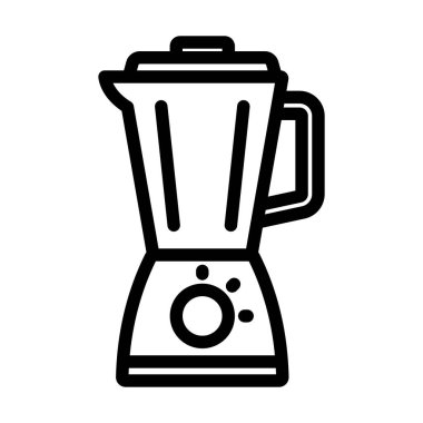 Kitchen Blender Icon. Bold outline design with editable stroke width. Vector Illustration.