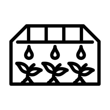 Greenhouse Icon. Bold outline design with editable stroke width. Vector Illustration.