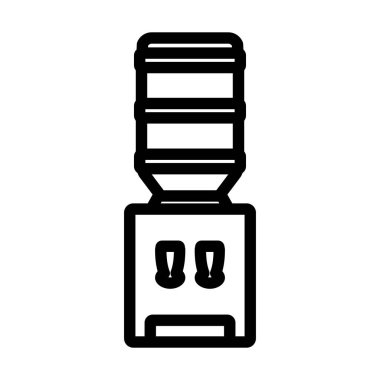 Office Water Cooler Icon. Bold outline design with editable stroke width. Vector Illustration.