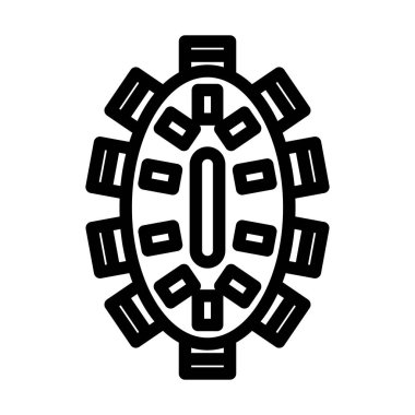 Negotiating Table Icon. Bold outline design with editable stroke width. Vector Illustration.