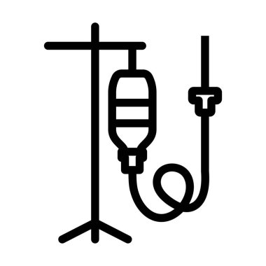 Sayaç Simgesini Bırak. Düzenlenebilir genişlikte kalın tasarım. Vektör İllüstrasyonu.