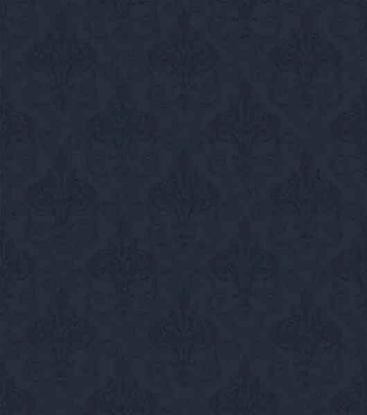 Бесшовный Векторный Шаблон Дамаска Дизайн Elegant Стиле Королевского Барокко Цветочный — стоковый вектор