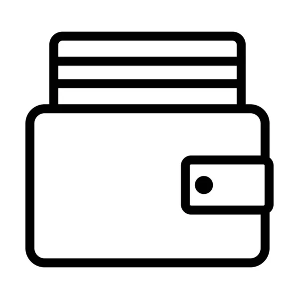 Πιστωτική Κάρτα Βγείτε Από Την Τσάντα Εικονίδιο Τολμηρή Σχεδίαση Περίγραμμα — Διανυσματικό Αρχείο