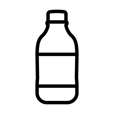 Terebentin ikonu. Düzenlenebilir genişlikte kalın tasarım. Vektör İllüstrasyonu.