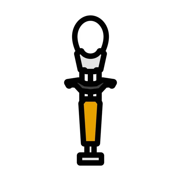 Альпіністська Камалотська Ікона Сміливий Контур Дизайном Заповнення Кольорів Векторна Ілюстрація — стоковий вектор