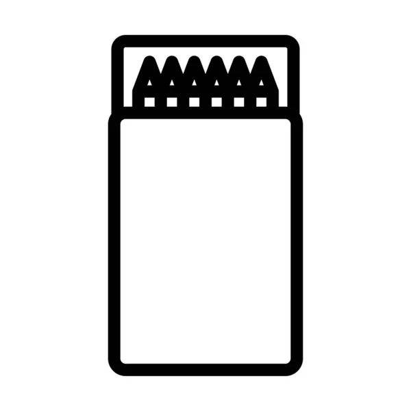 Pencil Box Icon Bold Outline Design Editable Stroke Width Vector — Stock Vector