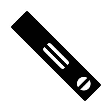 İnşaat Bölümü Simgesi. Siyah Şablon Tasarımı. Vektör İllüstrasyonu.