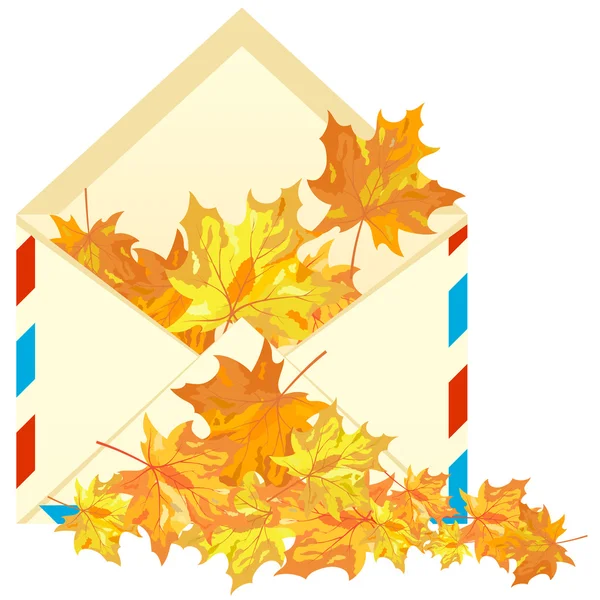 Autumn maple leaves — Stock Vector