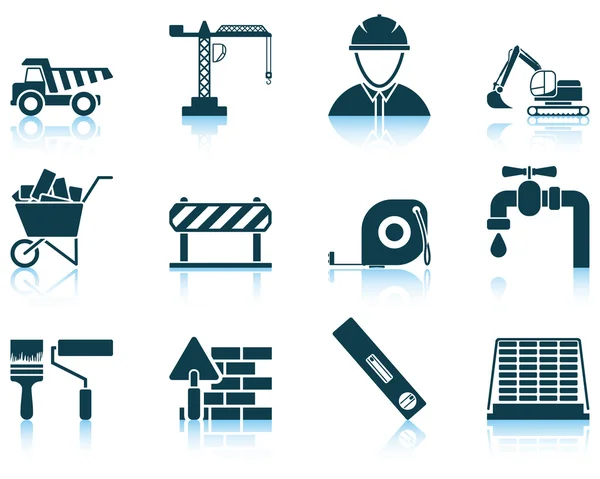 Conjunto de iconos de construcción — Vector de stock