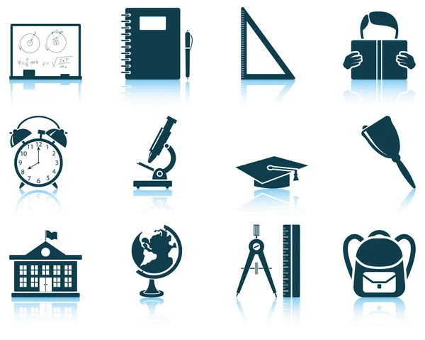 Set of education icons — Stock Vector