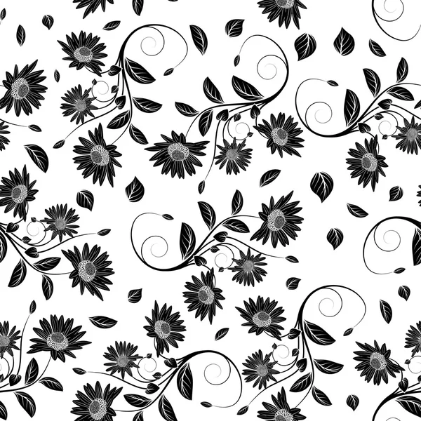 Modèle floral sans couture. — Image vectorielle
