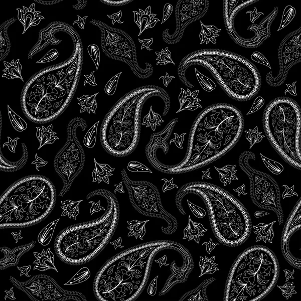 Oosterse naadloze paisley patroon — Stockvector