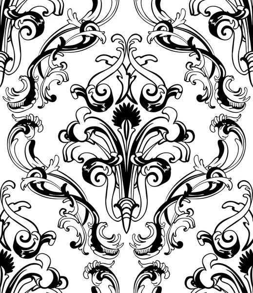 Damask seamless pattern — Stock Vector