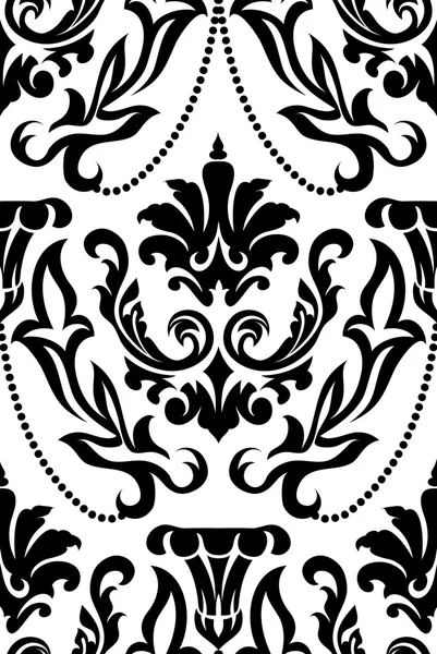 Damask seamless pattern — Stock Vector