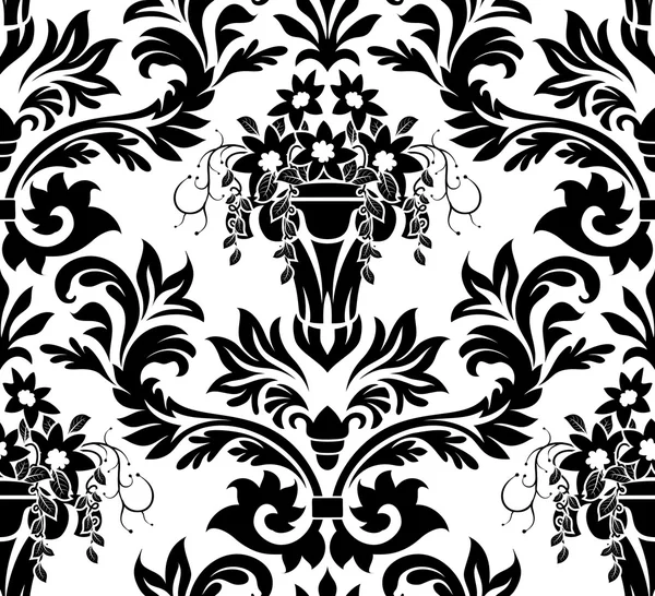 Damask seamless pattern — Stock Vector