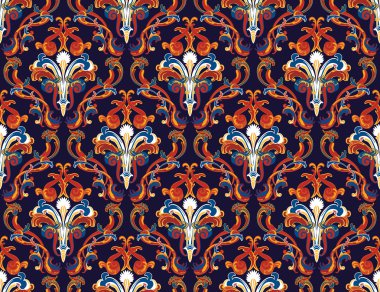 Dikişsiz damask deseni