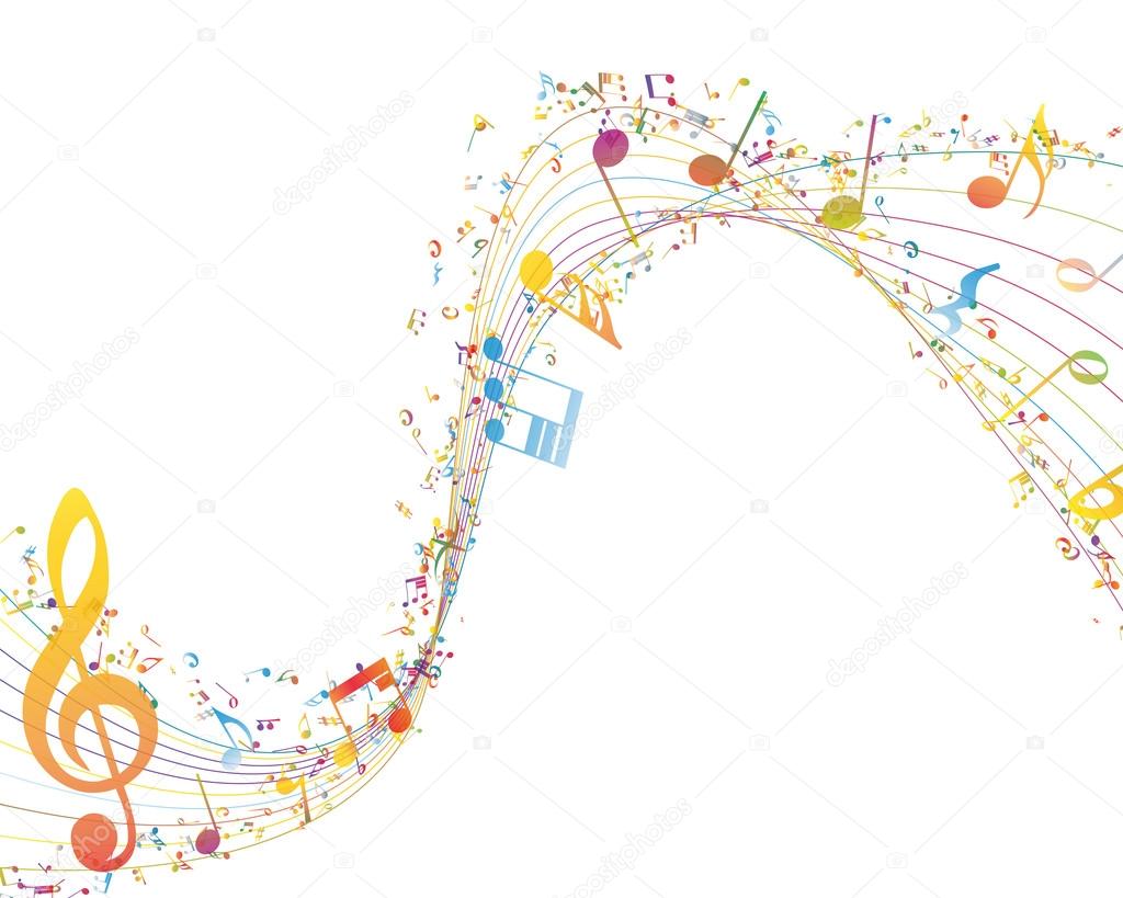 Musical Key with notes row Stock Vector Image by ©angelp 80362768