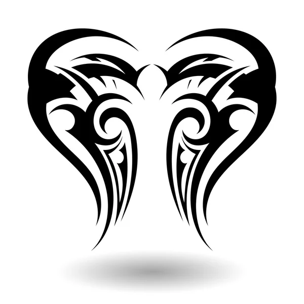 Hand getrokken Tribal Tattoo — Stockvector