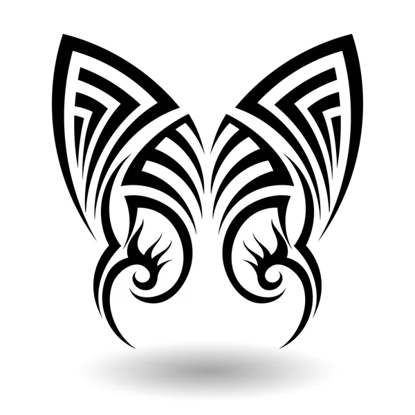 Hand getrokken Tribal Tattoo — Stockvector