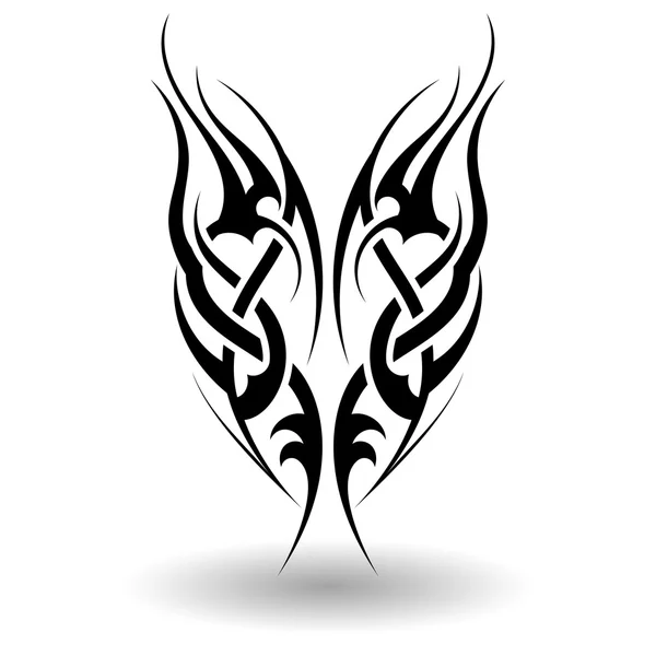 Hand getrokken Tribal Tattoo — Stockvector