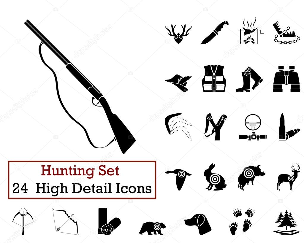 24 Hunting Icons