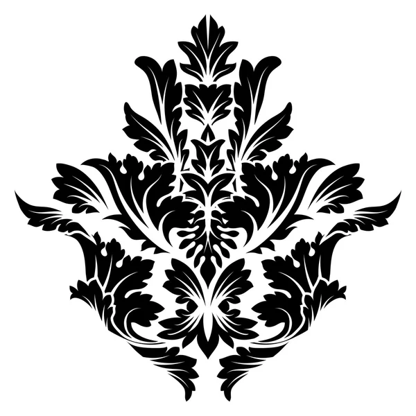 Emblema en estilo Damasco — Archivo Imágenes Vectoriales