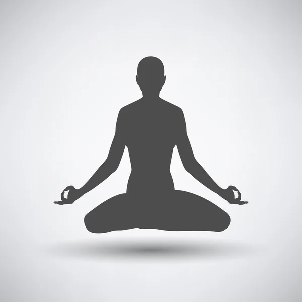 Lotus Pose pictogram — Stockvector