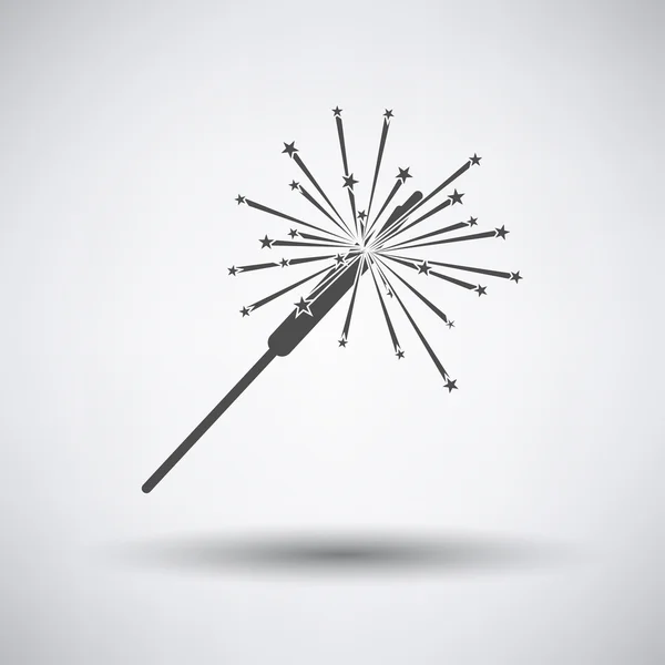 Partido Sparkler icono — Vector de stock