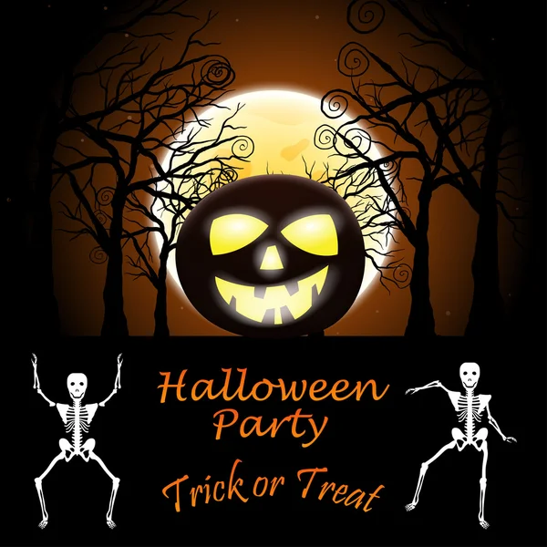 Halloween přání — Stockový vektor