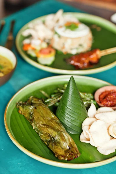 Balinese Nasi campur — Stockfoto
