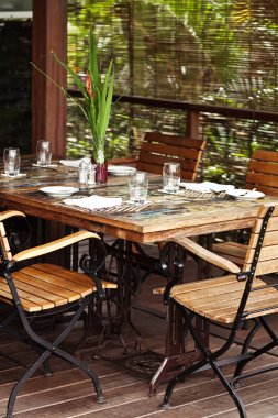 Yazlık Teras Kafe 'de servis edildi.