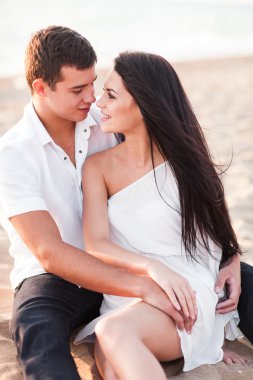 sevgi, çekici erkek ve kadın zevk romantik genç Çift