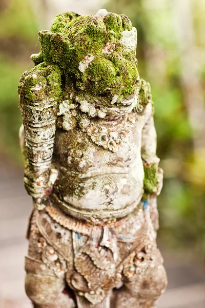 Gardian statue at the Bali temple entrance Indonesia — Stock Photo, Image