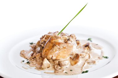 Tahtada ızgara biftek.