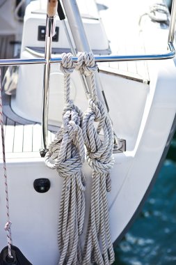 Yat kolaj. sailboat.Yachting kavramı