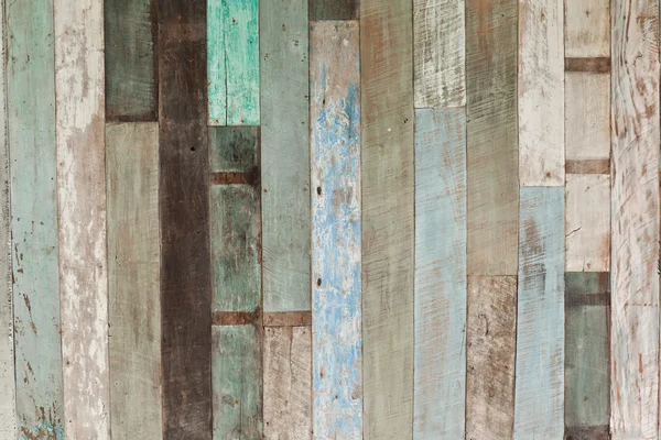 Abstracte Vintage oude hout textuur achtergrond kleurrijke. Blauwe Acce — Stockfoto