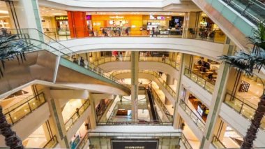 Müşteriler sevinç City Alışveriş Merkezi, Beijing, Çin