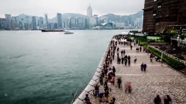 Avenue of Stars in Hong Kong — Stock Video